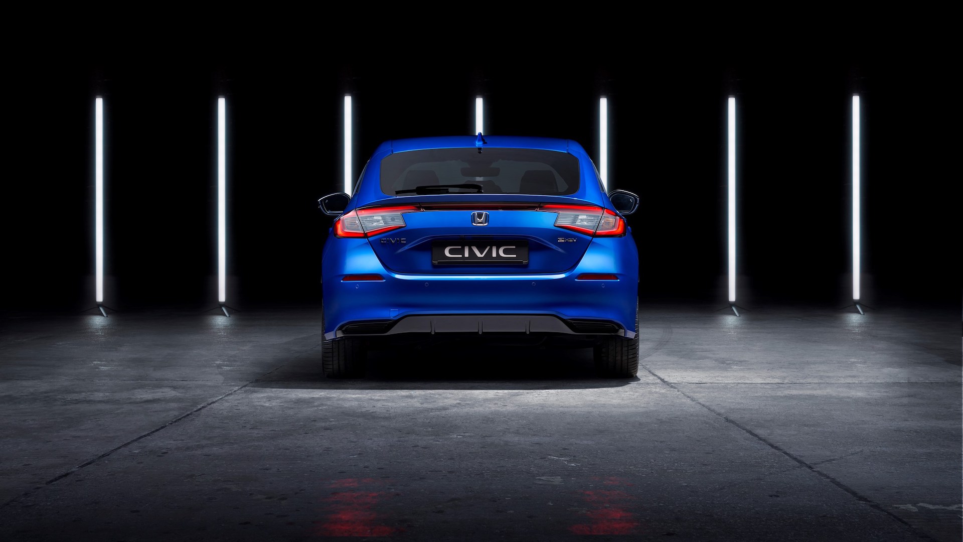 Nová Honda Civic e:HEV (hybrid) - zezadu