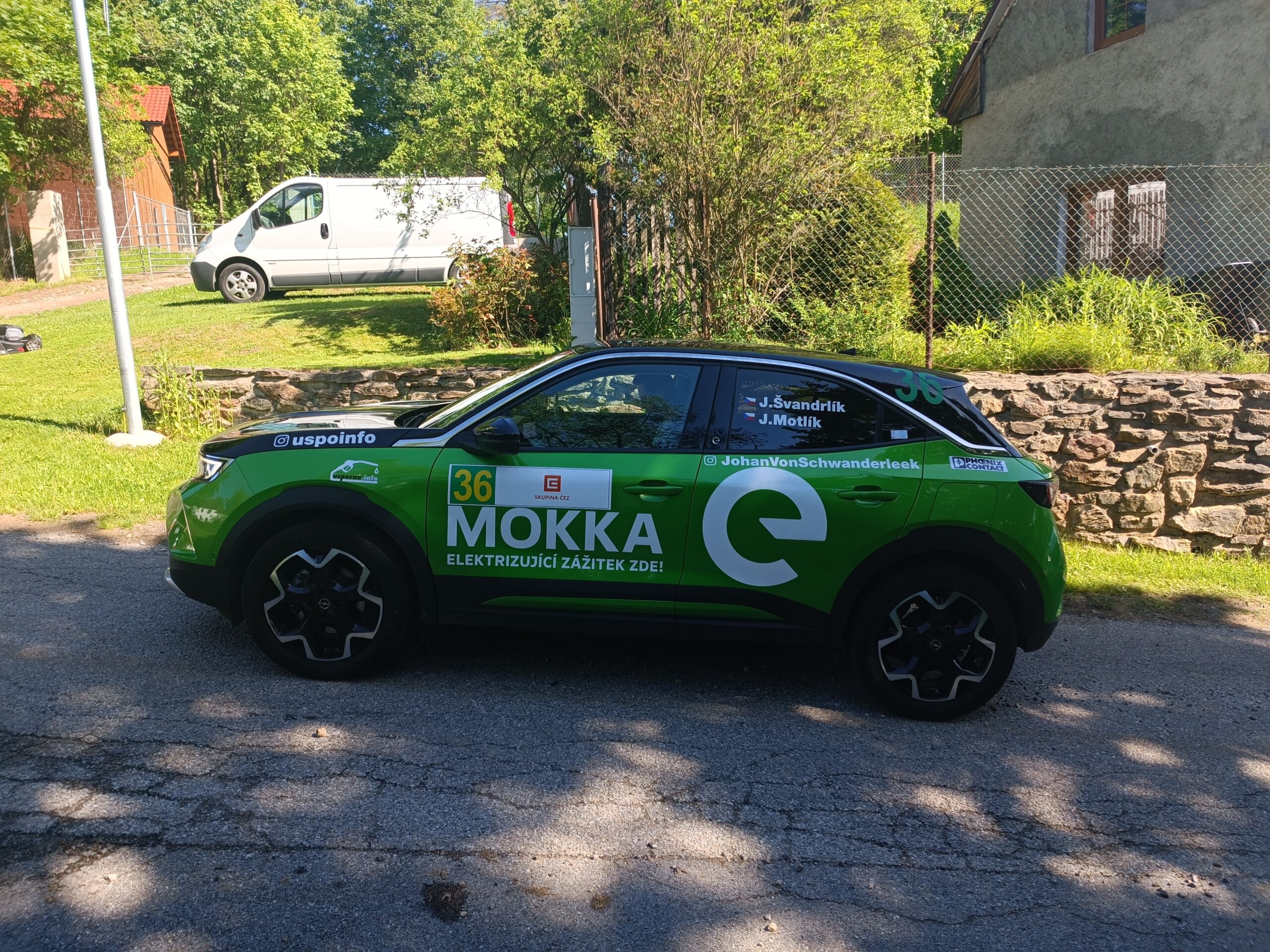 Opel Mokka-e na Czech New Energies Rally
