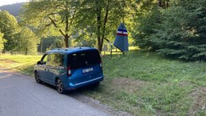 Volkswagen Caddy California, při jedné zastávce ve Slovinsku