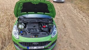Ford Fiesta ST, motorový prostor