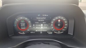 Nissan X-Trail e-Power první část okruhu spotřeby