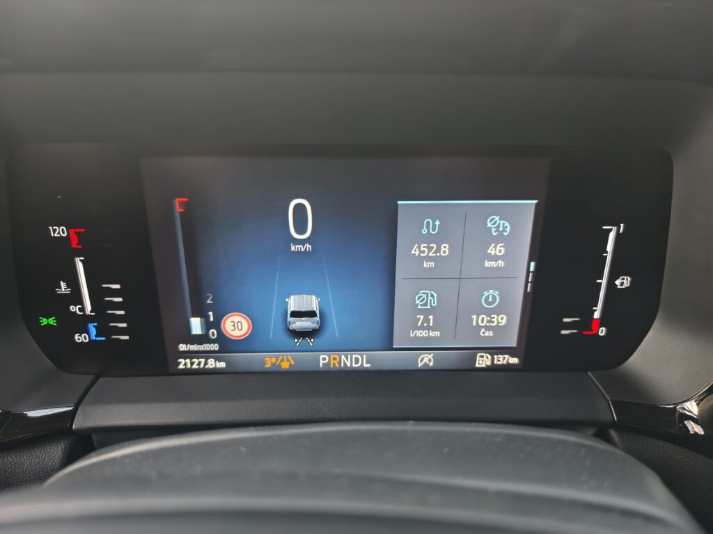 Celková spotřeba po dobu testu