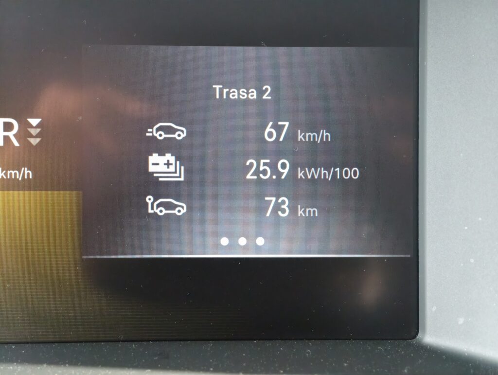 Opel Vivaro E - spotřeba po cestě k rodičům