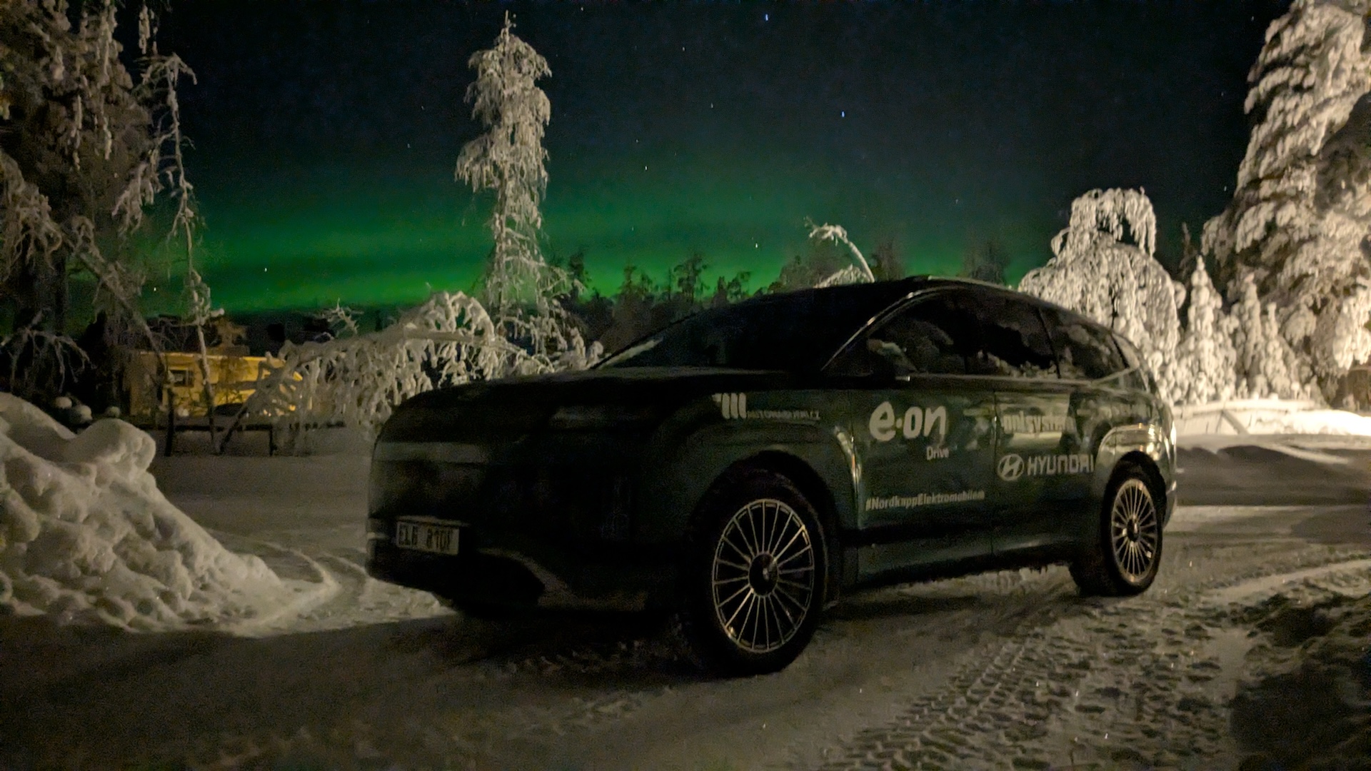 Hyundai Ioniq 9 pod polární září